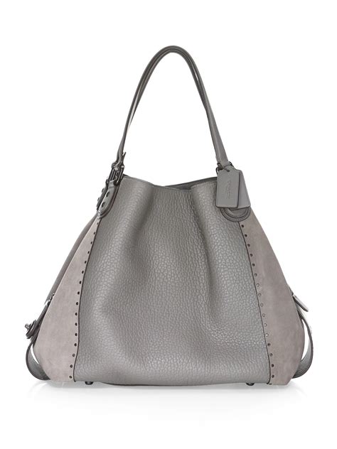 WOMEN'S LUXURY GREY HOBO AND TOTE BAGS 